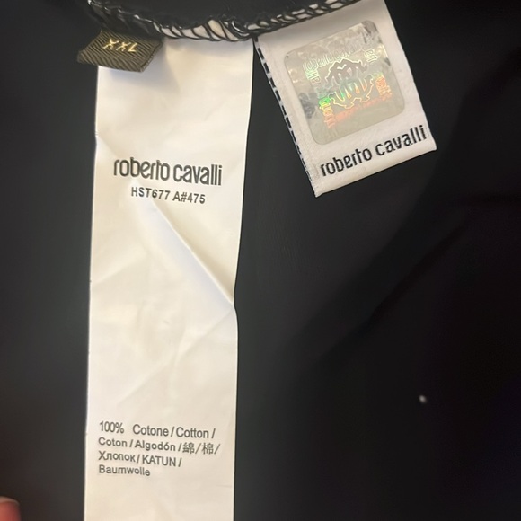 Roberto Cavalli men’s tshirt authentic with graphic logo - Picture 5 of 5